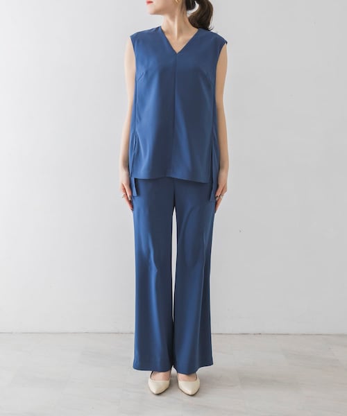 URBAN RESEARCH(アーバンリサーチ)の「LA MAISON ベルト付きセットアップ(セットアップ・レディース・BLUE/BROWN・S/M)」の21枚目の写真