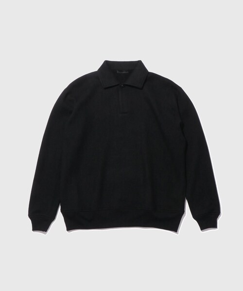 【Cale/カル】super 120 air wool fleece Polo