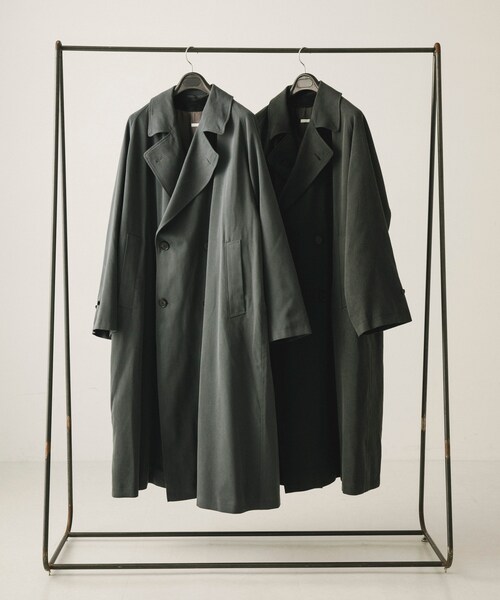 24aw a.presse silk coat 2 ステンカラー コート 24aw a.presse silk coat 2 ステンカラー コート A.PRESSE 2024