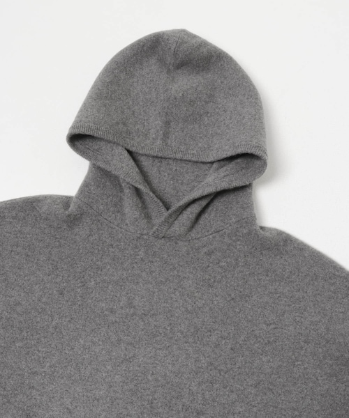 URBAN RESEARCH（アーバンリサーチ）の「dDdDdDd　CASHMERE VINTAGE HOODIE（ニット/セーター・メンズ・DARK GRAY/PURE BEIGE・S/M/L/XL）」の7枚目の写真