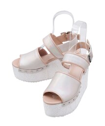 merry jenny | flowerスパンコール厚底サンダル(サンダル)