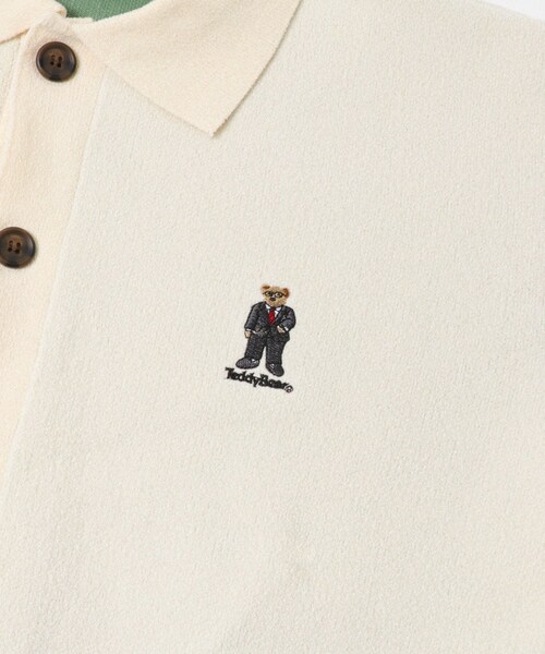 ITEMS URBANRESEARCH（アイテムズ アーバンリサーチ）の「Teddy Bear Wフェイスニットシャツカーディガン（カーディガン/ボレロ・メンズ・OFF/NVY/MOC・M/L）」の11枚目の写真