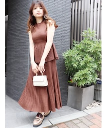 MURUA | シアーラメコンビワンピース【セット販売】(ワンピース)