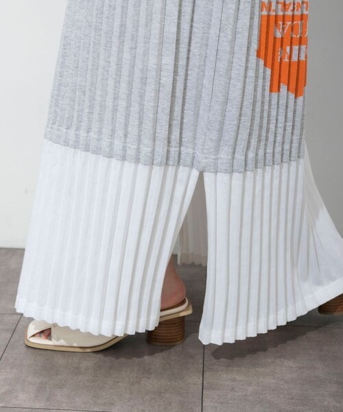 THE GOODLAND MARKET（ザグッドランドマーケット）の「SREU　ソフトプリーツロングSKIRT（スカート・レディース・Assort1/WHITE/BLACK/Assort2・M）」の20枚目の写真