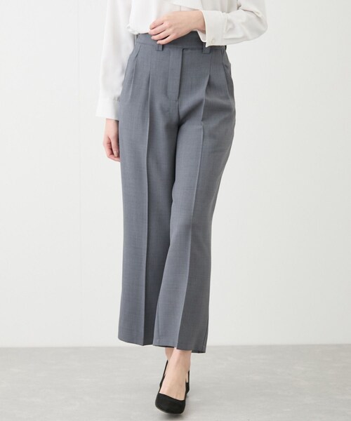 Jayro（ジャイロ）の「リネンライクパンツ（スラックス・レディース・グレー/ベージュ・M）」の3枚目の写真