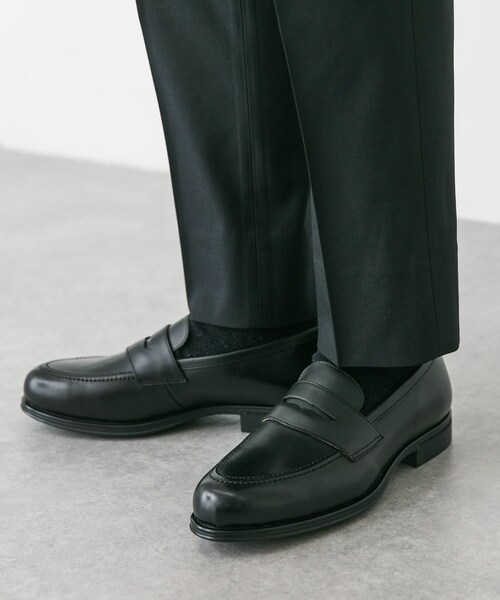 URBAN RESEARCH DOORS(アーバンリサーチドアーズ)の「LIFE STYLE TAILOR マルチスペックコインローファー(シューズ小物/雑貨・メンズ・BLACK・7/7.5/8/8.5)」の6枚目の写真