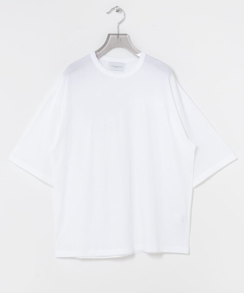 URBAN RESEARCH（アーバンリサーチ）の「new basic　DISCOMFORT SLIT TOPS（Tシャツ/カットソー・レディース・WHITE/BLACK・Free）」の3枚目の写真