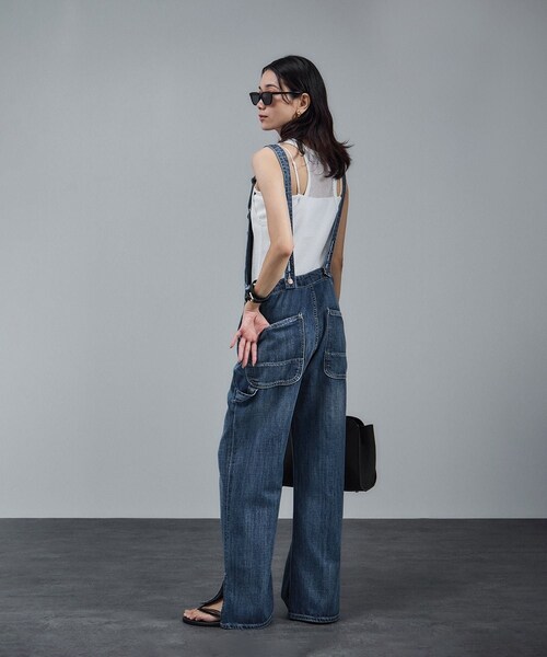 ADAM ET ROPE'（アダムエロペ）の「【RED CARD TOKYO（レッドカードトーキョー）】Nomad 2 / ノマドツー（サロペット/オーバーオール・レディース・ブルー系・0）」の13枚目の写真