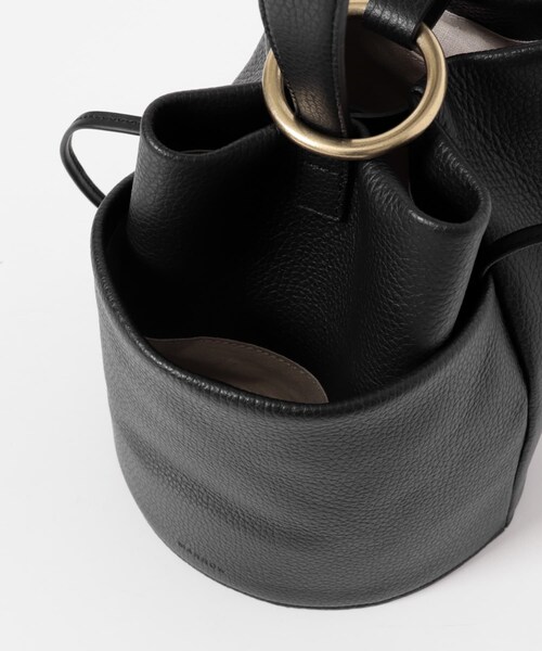 URBAN RESEARCH（アーバンリサーチ）の「MARROW　ROUND HANDLE（ハンドバッグ・レディース・BLACK/SHIRONERI・-）」の9枚目の写真