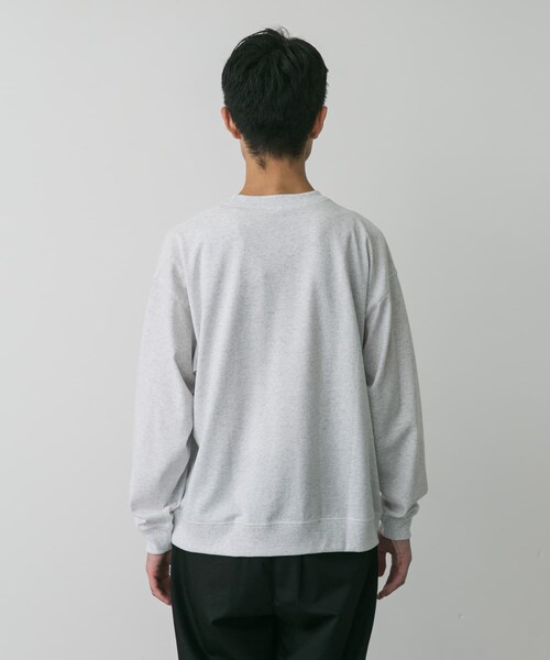 URBAN RESEARCH DOORS（アーバンリサーチドアーズ）の「DANTON　SWEAT T-SHIRTS（スウェット・メンズ・COAL GREY/TAUPE/H.WHITE・L/XL）」の7枚目の写真