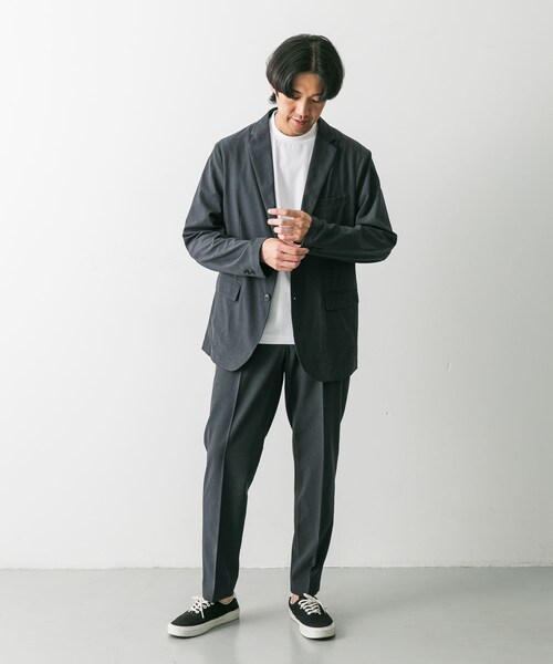 URBAN RESEARCH DOORS（アーバンリサーチドアーズ）の「『イージーケア/速乾』LIFE STYLE TAILOR　ウォッシャブルアクティブパンツ（スラックス・メンズ・GRAY/NAVY/KHAKI・S/M/L/XL）」の14枚目の写真