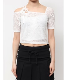 EMODA | レーススキンフィットトップ(その他トップス)