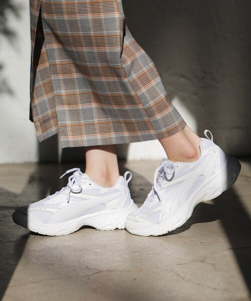 VIS(ビス)の「【PUMA】モーフィック BASE・WEB/一部店舗限定(スニーカー・レディース・ブラック系/ホワイト・23.5/24.0/24.5)」の19枚目の写真