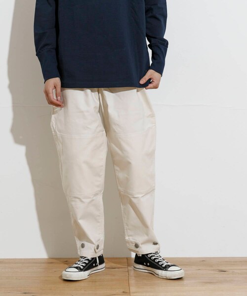 THE GOODLAND MARKET（ザグッドランドマーケット）の「KEIMEN　pants（その他パンツ・メンズ・Khaki/Black/Ivory/Navy/Brown・S/M/L/XL）」の8枚目の写真