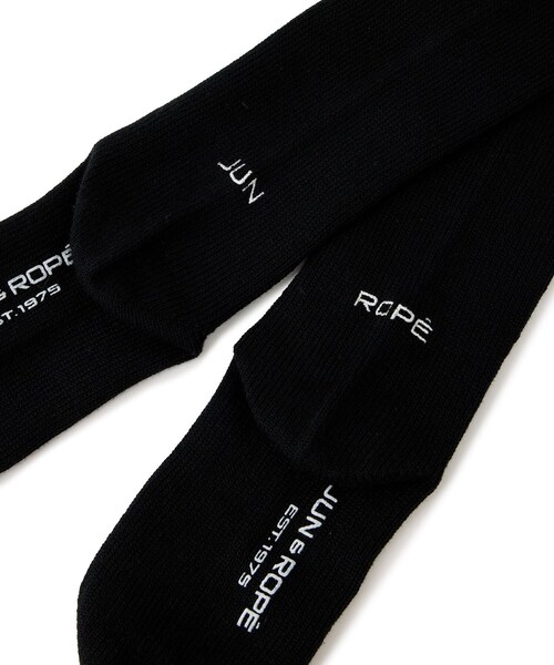 ROPE'（ロペ）の「ファーコンビ ハイソックス（ソックス/靴下・レディース・ブラック/ホワイト・F）」の8枚目の写真