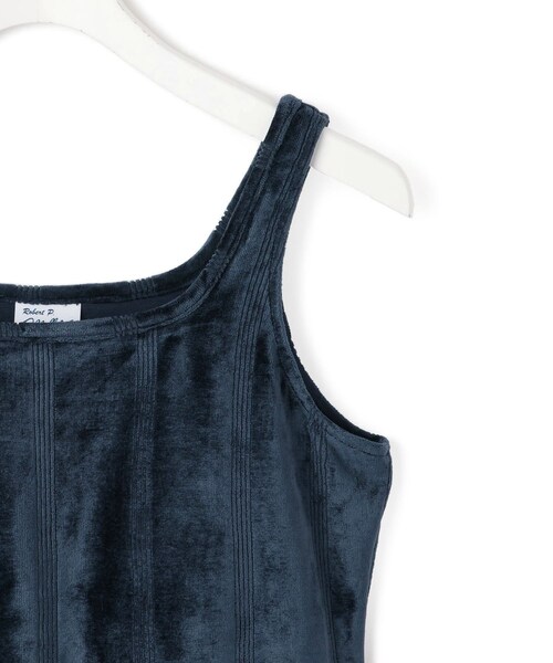 ADAM ET ROPE'（アダムエロペ）の「【Miller for ADAM ET ROPE'】別注 スクエアタンク（カップ付き）（タンクトップ・レディース・グリーン/ネイビー・F）」の17枚目の写真