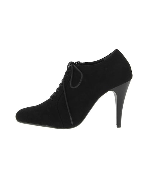 EMODA（エモダ）の「ONE TONEスウェードブーティ（ブーティ・レディース・ブラック/カーキ・S/M/L）」の3枚目の写真