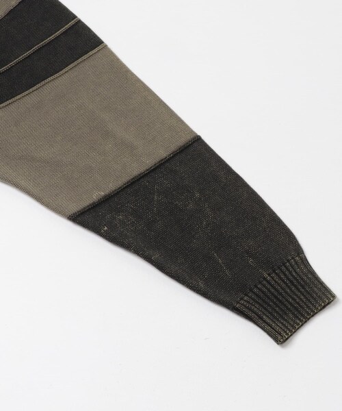 URBAN RESEARCH Sonny Label（アーバンリサーチサニーレーベル）の「ピグメントパネルボーダーニット（ニット/セーター・メンズ・ブラック/ネイビー・M/L）」の16枚目の写真