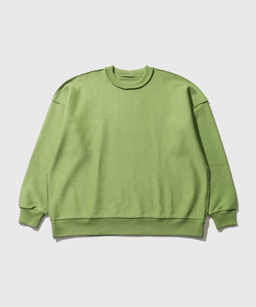 ADAM ET ROPE'(アダムエロペ)の「【Toogood/トゥーグッド】THE MECHANIC JUMPER(スウェット・メンズ・チャコール/ライトグリーン/ブルー・L/M/S)」の9枚目の写真