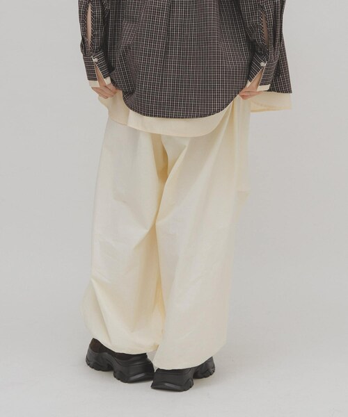 KBF（ケイビーエフ）の「2WAYワイドカーゴパンツ（その他パンツ・レディース・BROWN/IVORY/KHAKI・one）」の15枚目の写真