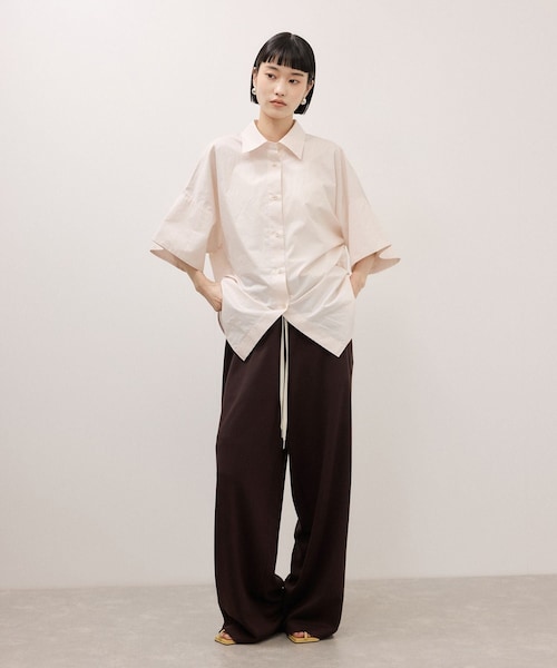 ADAM ET ROPE'(アダムエロペ)の「【サステナブル】UNSEENジャージパンツ(その他パンツ・レディース・ブラック/ダークブラウン/ピンク・36/38)」の16枚目の写真
