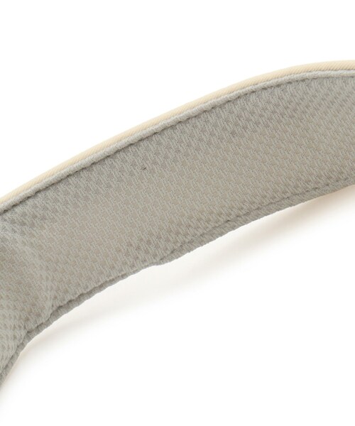 ROPE'（ロペ）の「ラインストーンロゴ　ツイルバイザー（サンバイザー・レディース・ブラック/ホワイト/ベージュ/ネイビー・F）」の13枚目の写真