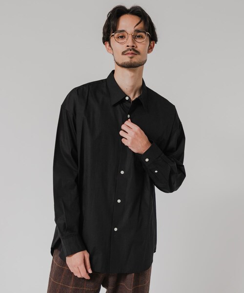 URBAN RESEARCH（アーバンリサーチ）の「『一部WEB限定カラー』THOMAS MASON OVER SHIRTS（シャツ/ブラウス・メンズ・WHITE/ROYAL/BROWN/BLACK/BLUE ST/S.GREEN・S/M/L/XL）」の2枚目の写真