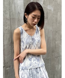 EMODA | プリーツミニマルタンクトップ(タンクトップ)