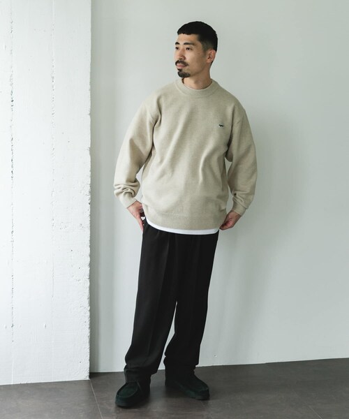 URBAN RESEARCH DOORS(アーバンリサーチドアーズ)の「『別注』PENNEYS×DOORS THE FOX クルーネックスフレニット(ニット/セーター・メンズ・ECRU/CHERRY/NAVY/CHARCOAL・M/L/XL)」の13枚目の写真