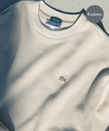 URBAN RESEARCH DOORS（アーバンリサーチドアーズ）の「『別注』LACOSTE×DOORS　THICK PIQUE ROUND LONG-SLEEVE（Tシャツ/カットソー・メンズ）」