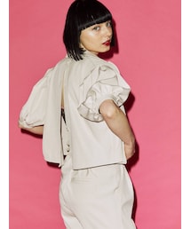 jouetie | パワショルダブルボタンジャケット【セットアップ対応】(テーラードジャケット)