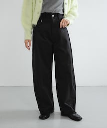 URBAN RESEARCH | コットンサテンカットオフカーブパンツ(その他パンツ)