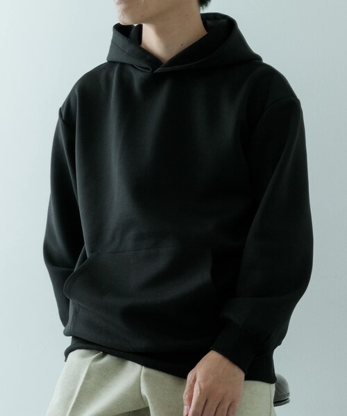 ITEMS URBANRESEARCH（アイテムズ アーバンリサーチ）の「ストレッチダンボール プルオーバーパーカー（パーカー・メンズ・BRN/BEG/BLK/YEL・M/L）」の7枚目の写真
