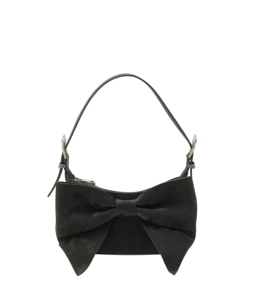 EVRIS（エヴリス）の「RIBBONハンドBAG（ハンドバッグ・レディース・ブラック/グリーン/ブラウン・F）」の3枚目の写真
