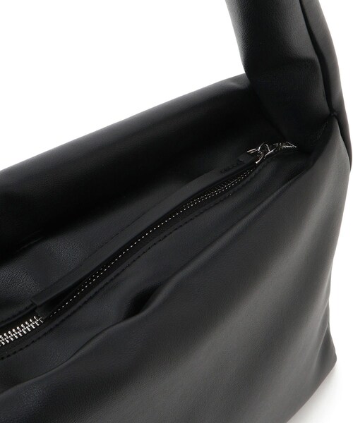 ADAM ET ROPE'(アダムエロペ)の「【WEB限定】スプリットレザーHOBOバッグ(ハンドバッグ・レディース・ブラック/ベージュ・F)」の13枚目の写真