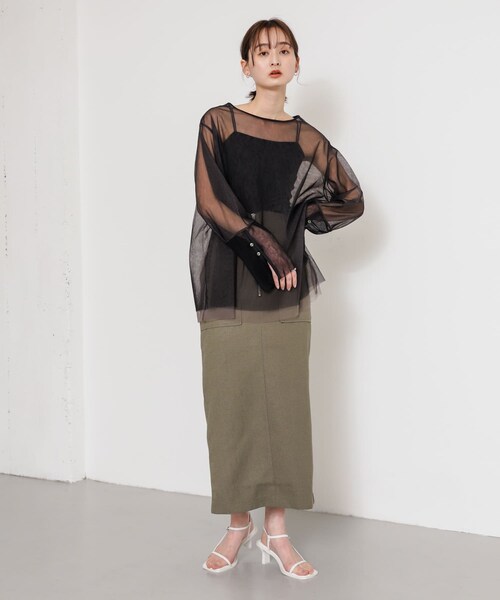 SENSE OF PLACE by URBAN RESEARCH（センスオブプレイスバイアーバンリサーチ）の「ワイドスクエアストラップサンダル（サンダル・レディース・WHITE/BLACK/L.BLUE/PINK・S/M/L）」の19枚目の写真