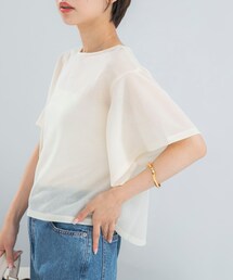 URBAN RESEARCH ROSSO | スリットスリーブカラミカットソー(Tシャツ/カットソー)