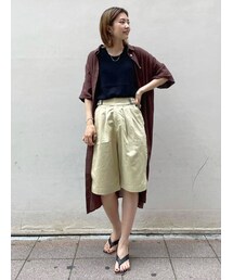 Ungrid | サイドスリットロングシャツ(シャツ/ブラウス)