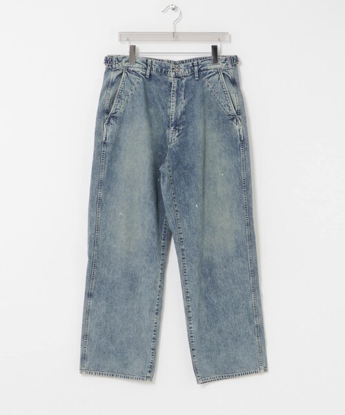 URBAN RESEARCH(アーバンリサーチ)の「ULTERIOR FADED LIGHT DENIM WORK PANTS(デニムパンツ・メンズ・FADED BLUE・3/4/5)」の2枚目の写真