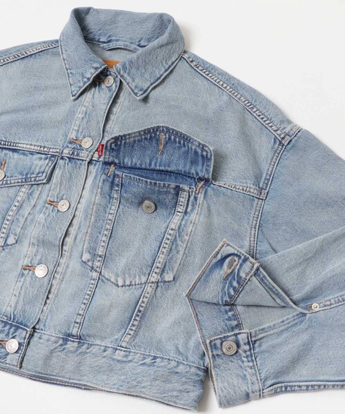 URBAN RESEARCH Sonny Label（アーバンリサーチサニーレーベル）の「Levi’s　LOOSE CROP TRUCKER（デニムジャケット・レディース・S SEASON・S）」の3枚目の写真