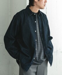 URBAN RESEARCH DOORS | デニムレギュラーカラーシャツ(シャツ/ブラウス)