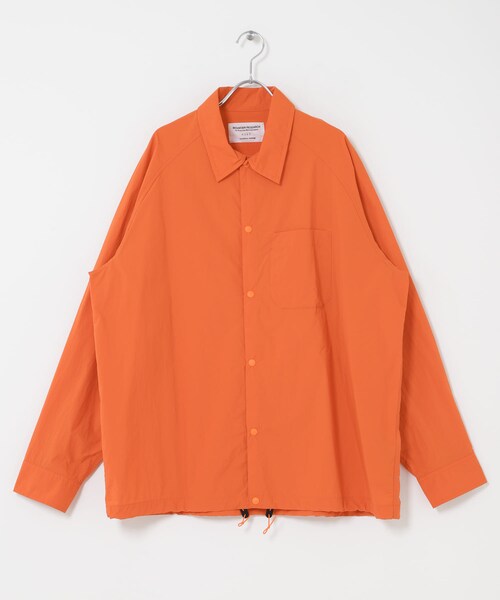 EKAL（エカル）の「mountain research　Coach shirts（シャツ/ブラウス・メンズ・Orange/Sax/Sage・M/L/XL）」の4枚目の写真