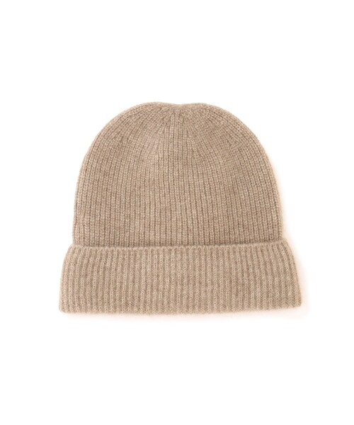 ADAM ET ROPE'(アダムエロペ)の「【AURALEE/オーラリー】BABY CASHMERE KNIT CAP(ニットキャップ/ビーニー・メンズ・ブラック/グレー/ブラウン/ネイビー/パープル/オレンジ・F)」の7枚目の写真