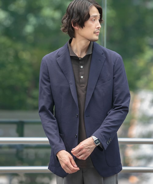LIFE STYLE TAILOR　カノコジャージジャケット1