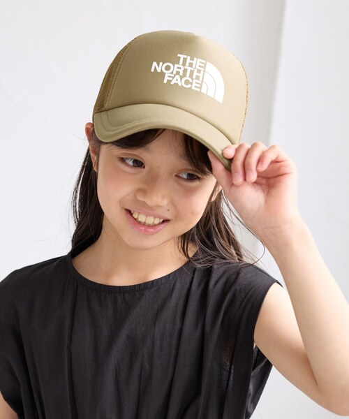 ROPE' PICNIC（ロペピクニック）の「【KIDS/キッズ】【THE NORTH FACE/ザ・ノース・フェイス】Logo Mesh Cap（キャップ・キッズ・ベージュ/ネイビー・54）」の17枚目の写真