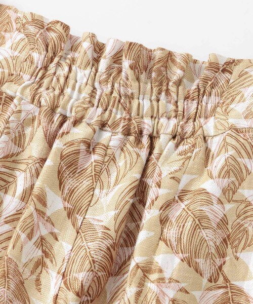 URBAN RESEARCH ROSSO（アーバンリサーチロッソ）の「リーフプリントワイドパンツ（その他パンツ・レディース・P/BEIGE/BEIGE・36/38）」の19枚目の写真