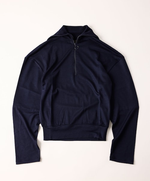 【ANTHEM A 】WASHABLE W VOLUME ZIP TOPS