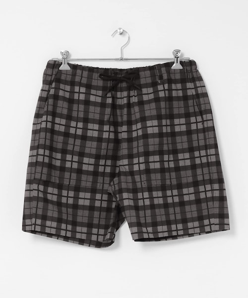 EKAL(エカル)の「White Mountaineering MADRAS CHECK SHORT PANTS(その他パンツ・メンズ・BLACK/ORANGE/PINK・2/3)」の1枚目の写真
