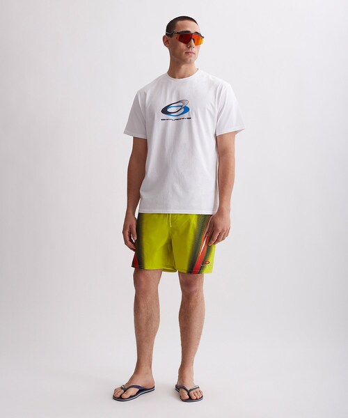 Saturdays NYC（サタデーズ ニューヨークシティ ）の「Oakley X Saturdays Timothy Swim Short（水着・メンズ・ブラック/グリーン・L/M/S）」の18枚目の写真