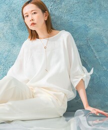 URBAN RESEARCH ROSSO | リボンスリーブプルオーバー(シャツ/ブラウス)